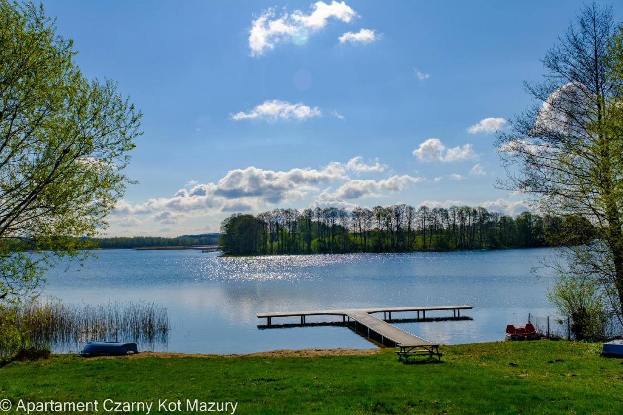 הוילה Malkinie Czarny Kot Mazury Dom Caloroczny מראה חיצוני תמונה