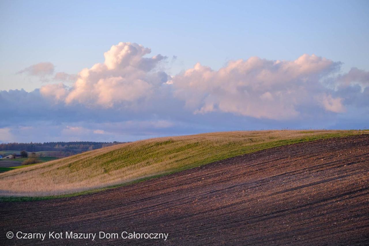 הוילה Malkinie Czarny Kot Mazury Dom Caloroczny מראה חיצוני תמונה