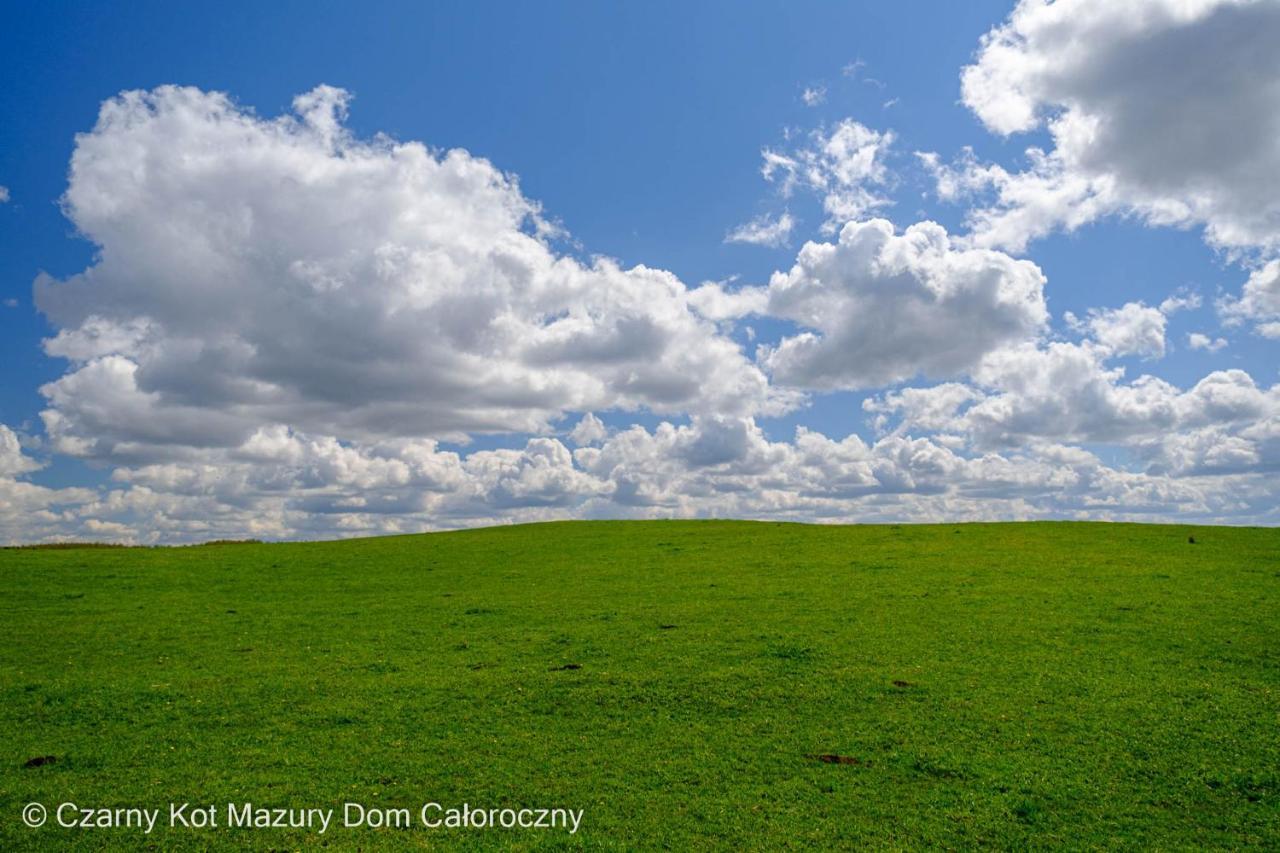 הוילה Malkinie Czarny Kot Mazury Dom Caloroczny מראה חיצוני תמונה